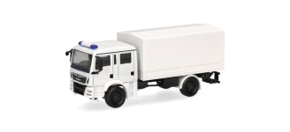 Herpa 014168 - H0 - MAN TGM Mehrzweckgerätewagen - weiß - Bausatz